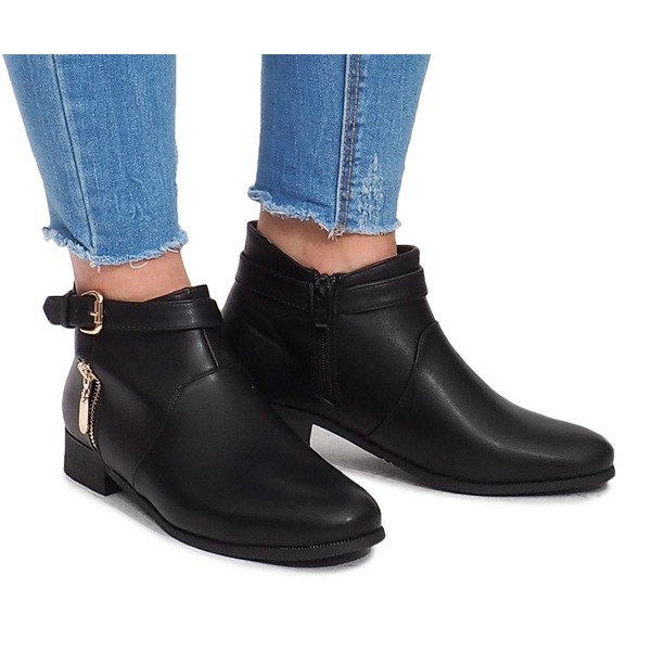 Stivali Con Cerniere 288-89 Nero