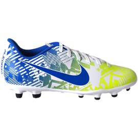 Nike Mercurial Vapor 13 Club Njr FG / MG Jr CV9351 104 scarpe da calcio grigio multicolore