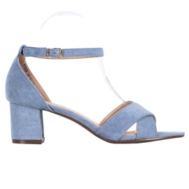Seastar Eleganti sandali in pelle scamosciata blu