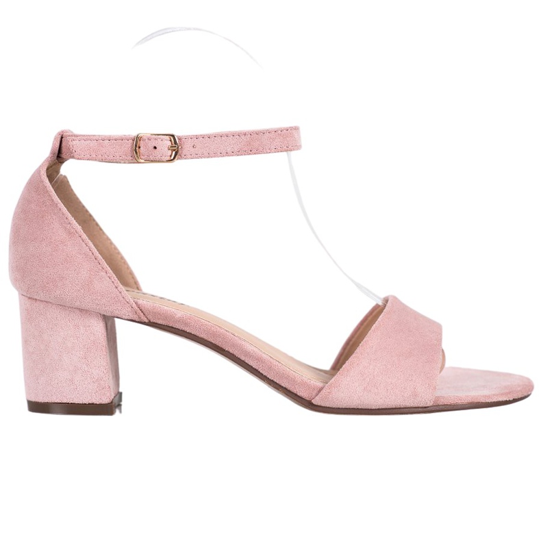 Seastar Comodi sandali con tacco alto rosa
