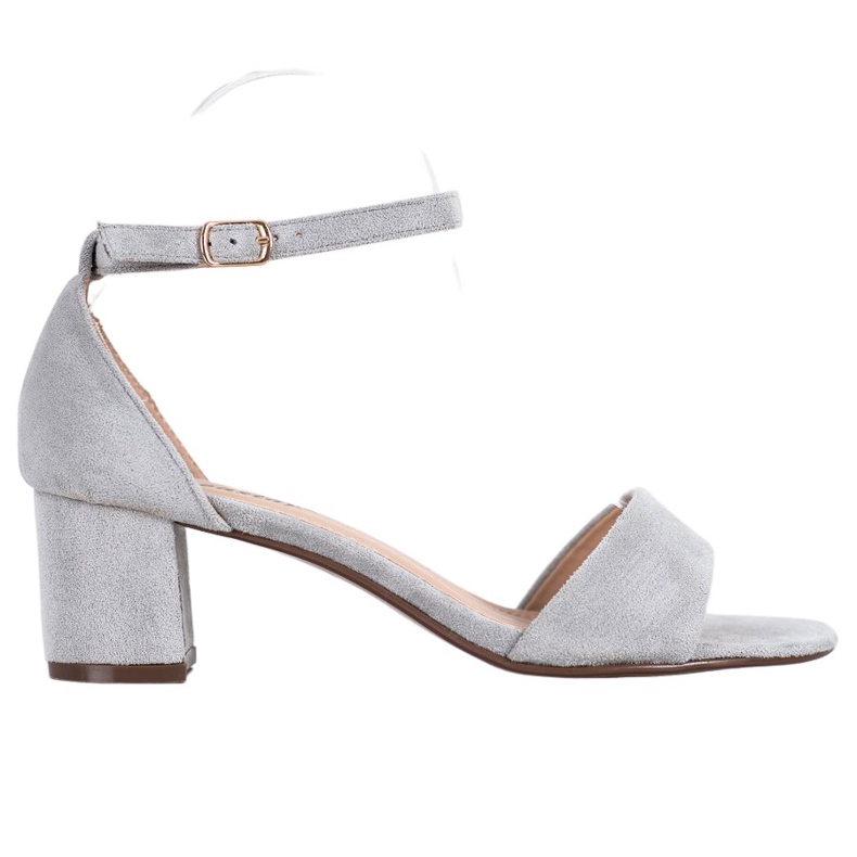 Seastar Comodi sandali con tacco alto grigio