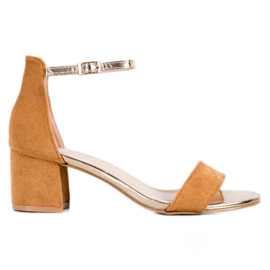 Seastar Sandali Con Cinturino In Oro marrone