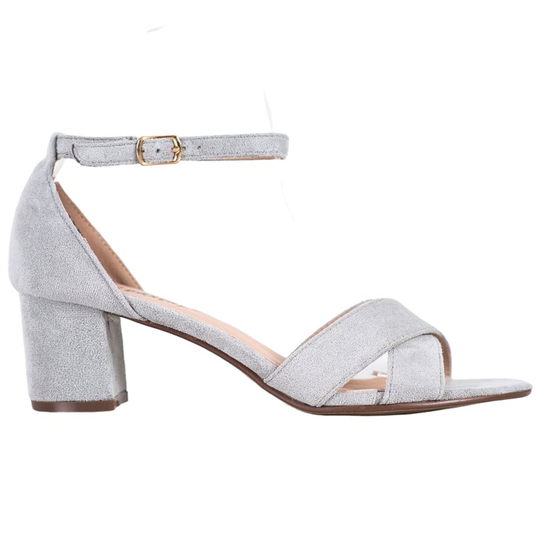 Seastar Eleganti sandali in pelle scamosciata grigio