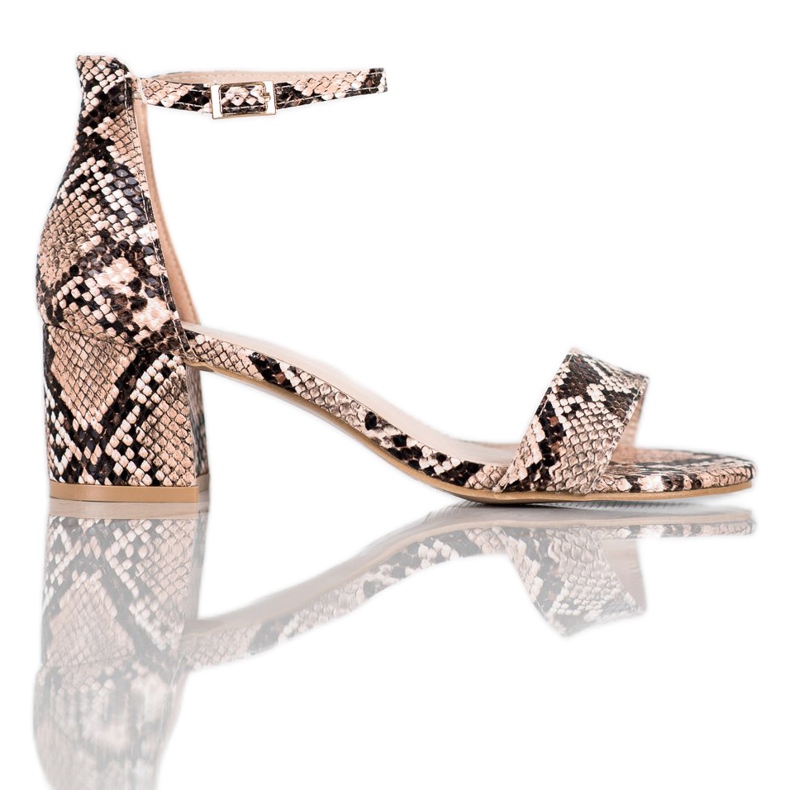 Seastar Sandali con stampa serpente multicolore