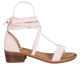 Sandali allacciati marrone