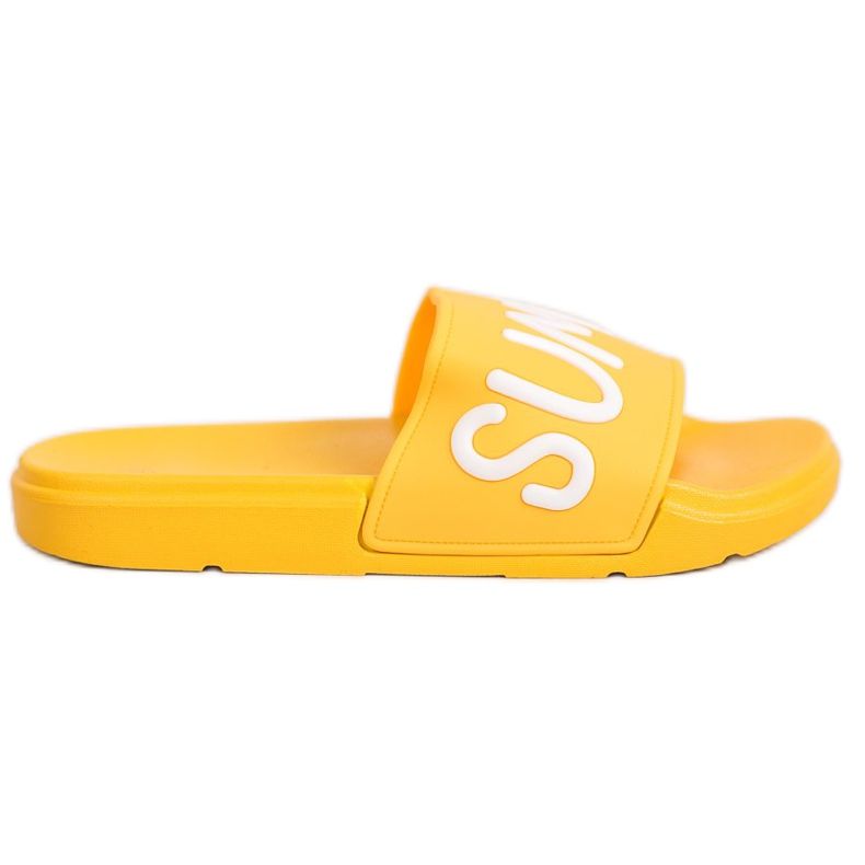 SHELOVET Pantofole di gomma giallo