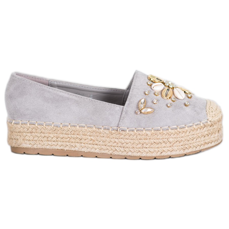 Seastar Espadrillas Con Ornamenti grigio