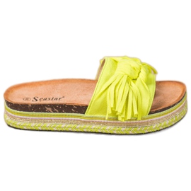 Seastar Ciabatte Con Frange giallo
