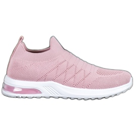 Diamantique Scarpe slip-on rosa