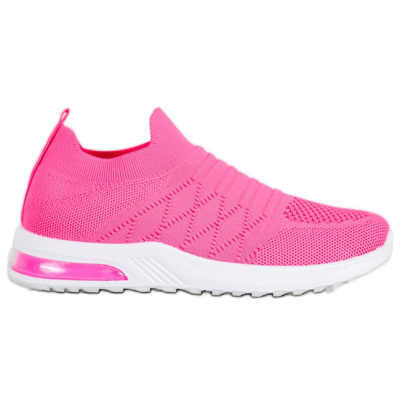 Diamantique Scarpe Slip-On al neon rosa