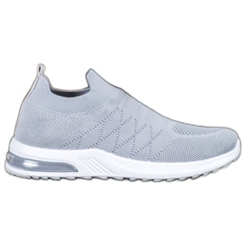 Diamantique Scarpe slip-on grigie grigio