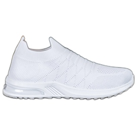 Diamantique Scarpe slip-on bianche bianco