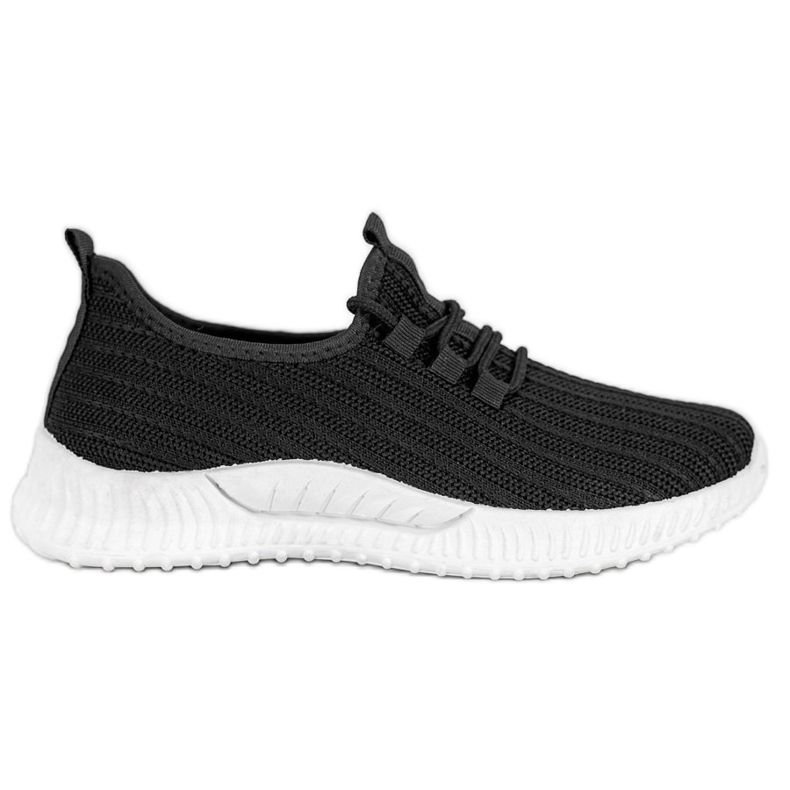 SHELOVET Scarpe sportive in tessuto nero