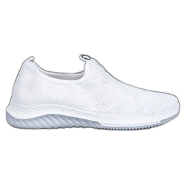 Diamantique Scarpe sportive slip-on bianco
