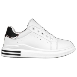 Diamantique Scarpe sportive alla moda bianco