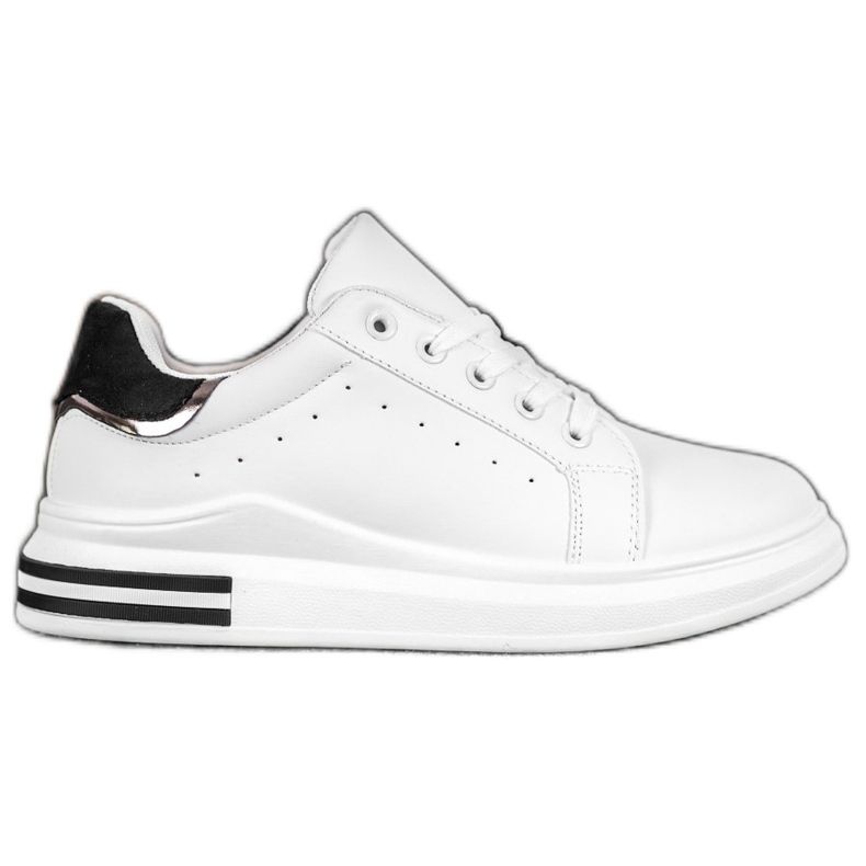 Diamantique Scarpe sportive alla moda bianca