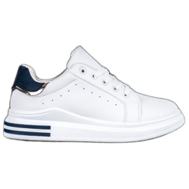 Diamantique Scarpe sportive alla moda bianca