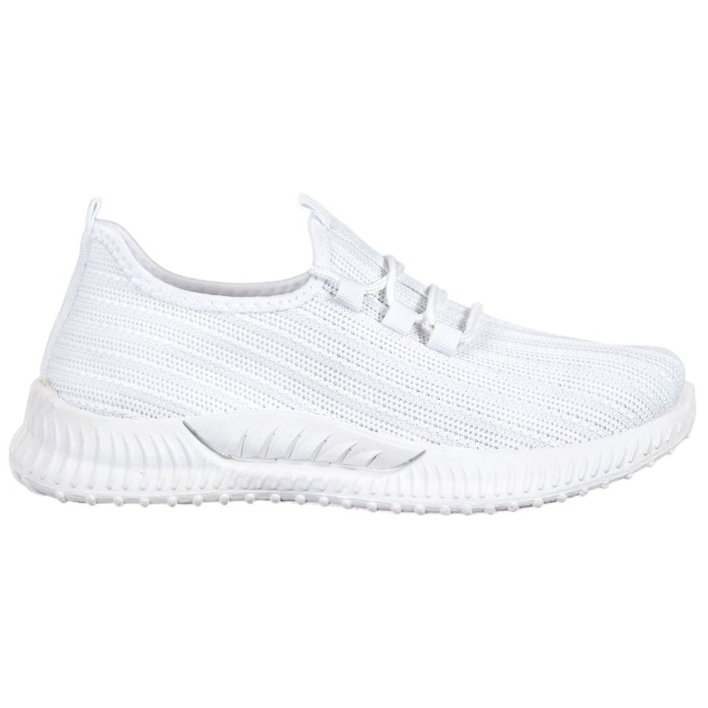 SHELOVET Scarpe sportive in tessuto bianca