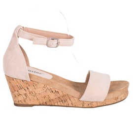 Seastar Sandali con zeppa marrone