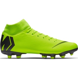 Nike Mercurial Superfly 6 Academy FG / MG M AH7362 701 scarpe da calcio blu navy verde