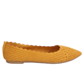 Ballerine traforate miele NK18P Giallo