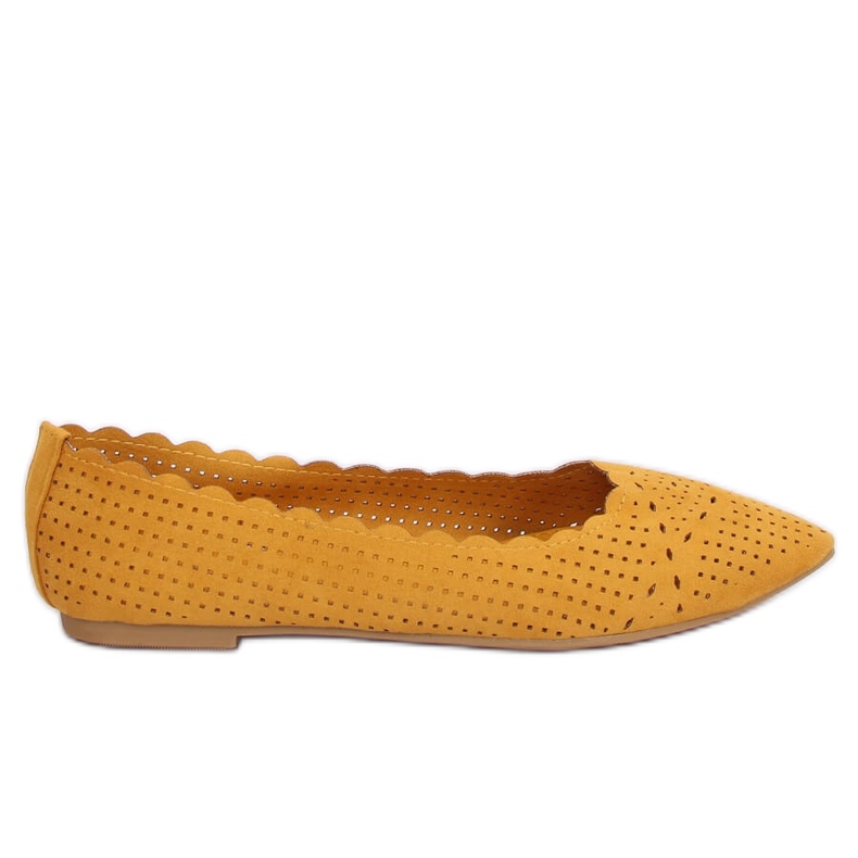 Ballerine traforate miele NK18P Giallo