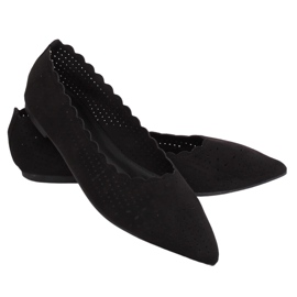 Ballerine nere traforate NK18P Black nero