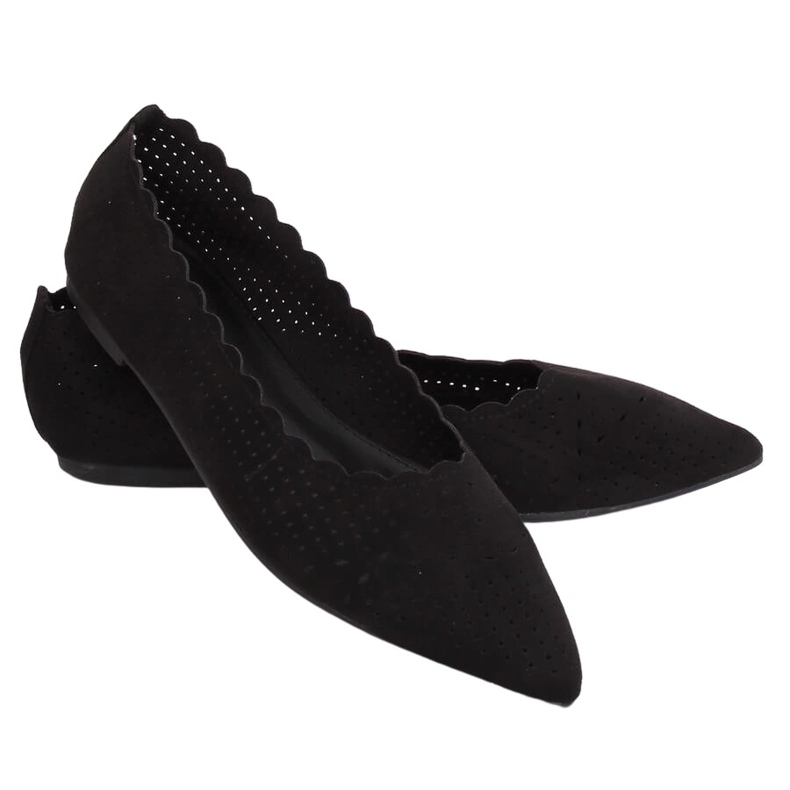 Ballerine nere traforate NK18P Black nero