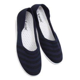 IC03 Ballerine in rete blu navy navy