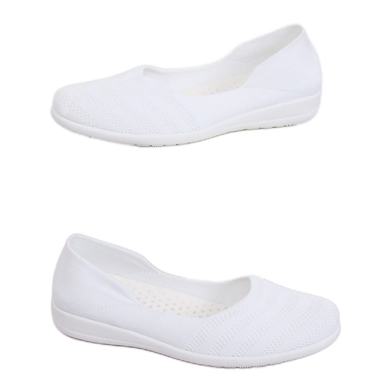 IC03 Ballerine in rete bianca