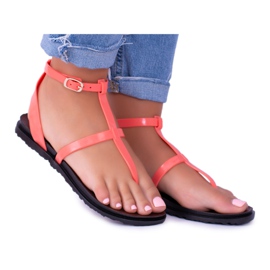 Lu Boo Sandali donna romana Lento Neon Pink rosa