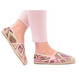 Lu Boo | Espadrillas Bimbi Slip-on in lino da donna multicolore
