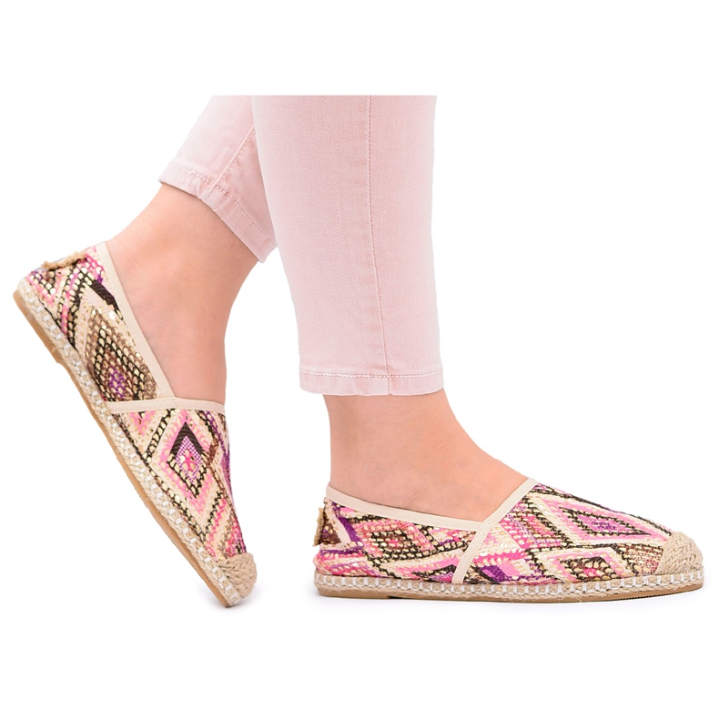 Lu Boo | Espadrillas Bimbi Slip-on in lino da donna multicolore