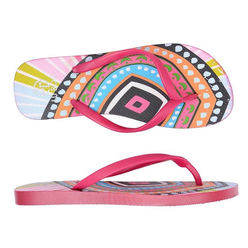 Lu Boo | Infradito Szałowe Pink Aztec Havanna rosa