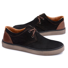 Neex | Scarpe Martino Sport in Nabuk Nero Uomo