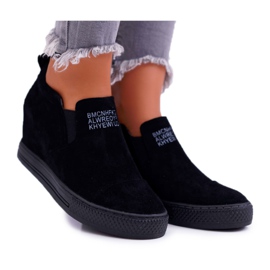 Sneakers Snekers da Donna Lu Boo Slip-on Nero Kaori