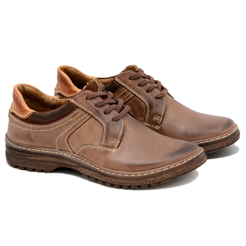 KOMODO Scarpe Ernesto Marrone Uomo Pelle Naturale