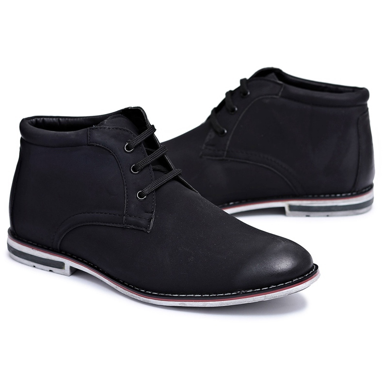 Stivali alti neri da uomo Stivali Jodhpur Ramirez nero