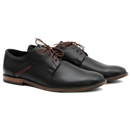 Bednarek Polish Shoes Scarpe brogue da uomo Bednarek Elegant Leather Black Edgardo nero