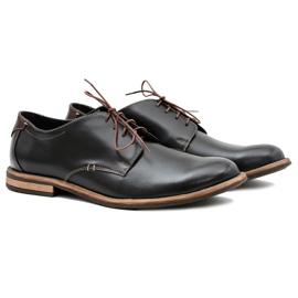 Bednarek Polish Shoes Eleganti scarpe da uomo nere Feliciano nero