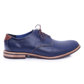 Bednarek Polish Shoes Scarpe eleganti blu navy da uomo di Feliciano