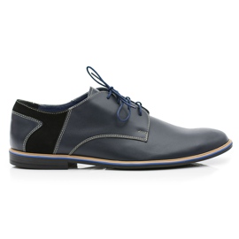 Bednarek Polish Shoes Scarpe Brogue da Uomo Bednarek Elegant Leather Blu Navy Biagio
