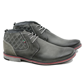 Gino Tuzzi Scarpe in pelle da uomo grigie Graziano grigio