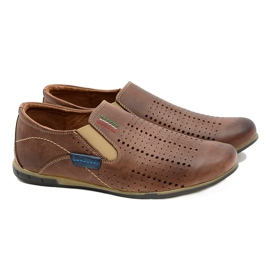 Gino Tuzzi Scarpa Artigiana Slip-on Uomo Marrone
