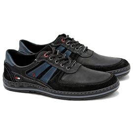 KOMODO Scarpe in pelle nere di Nestor nero