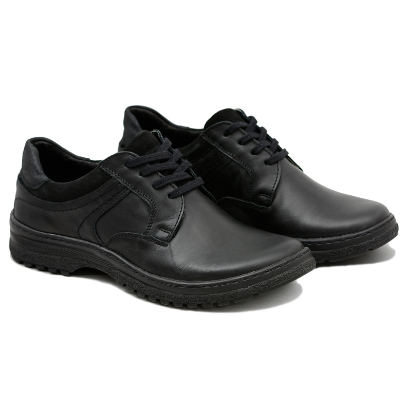 KOMODO Scarpe Uomo Ernesto Nere Pelle Naturale nero