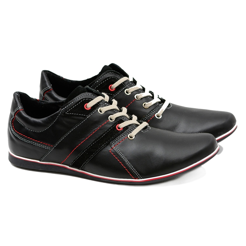Mario Boschetti Scarpe Casual Uomo in Pelle Conti nero