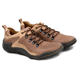 Mario Boschetti Scarpe da trekking in pelle Johnny Brown marrone