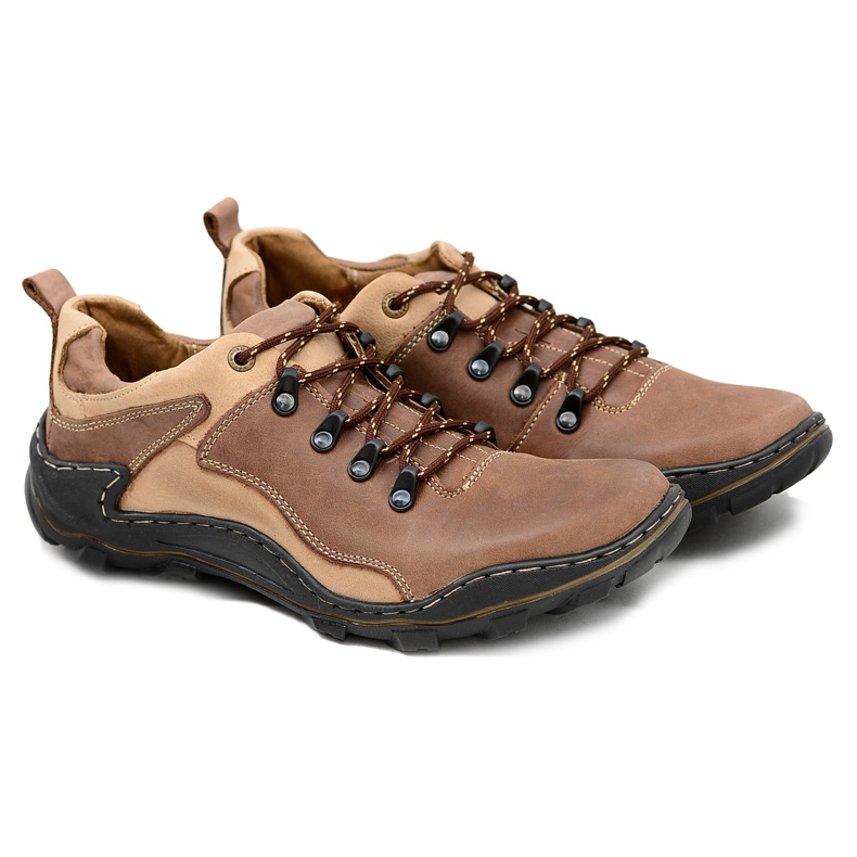 Mario Boschetti Scarpe da trekking in pelle Johnny Brown marrone