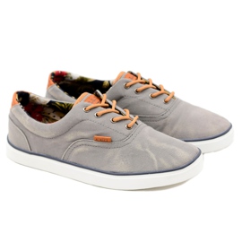 Sneakers Gennaro Grigie In Tessuto grigio